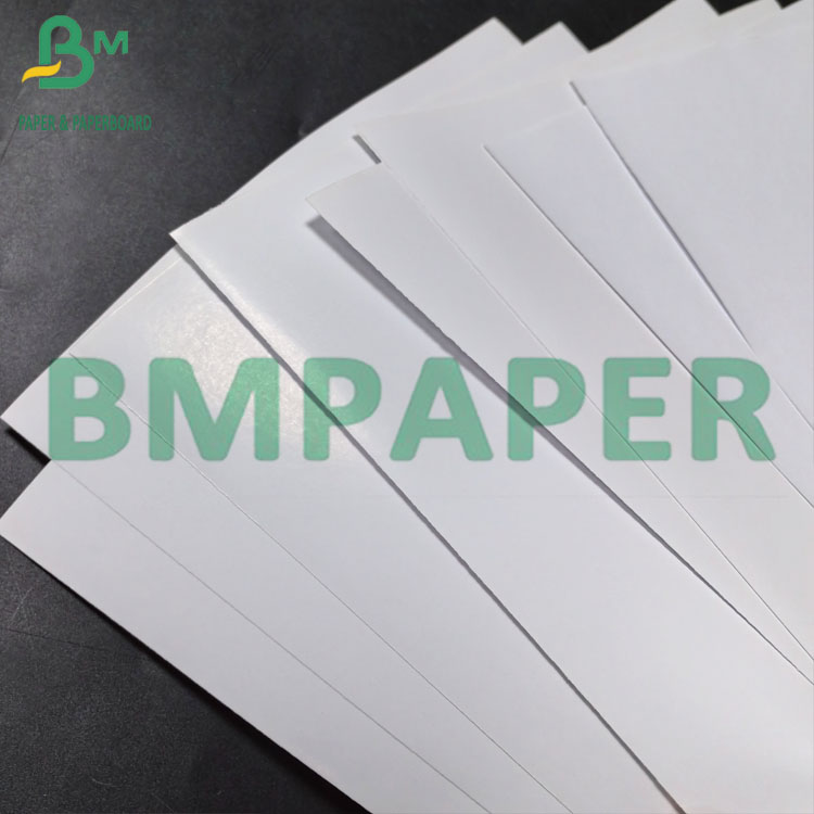 80um White Adhesive PP Sticker With 80g Liner Glossy Paper For Laser Printing
