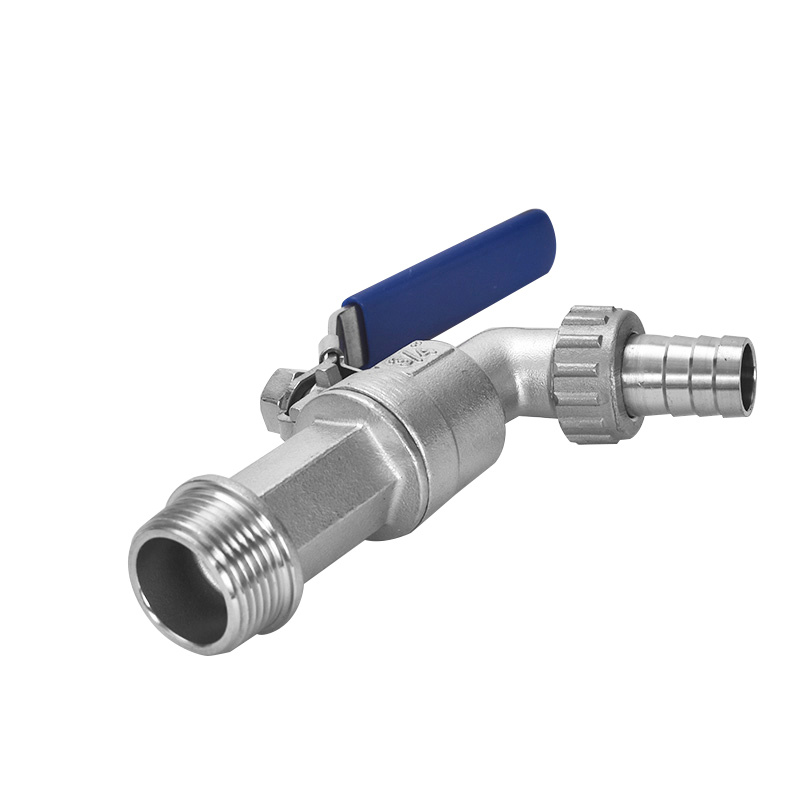 Stainless Steel Thread Faucet Tap Fitting Angle Ball Valve