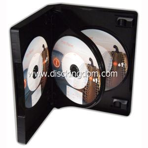 China 14mm 6 disc DVD case soft PP CD case,plastic CD box with tray on sale 