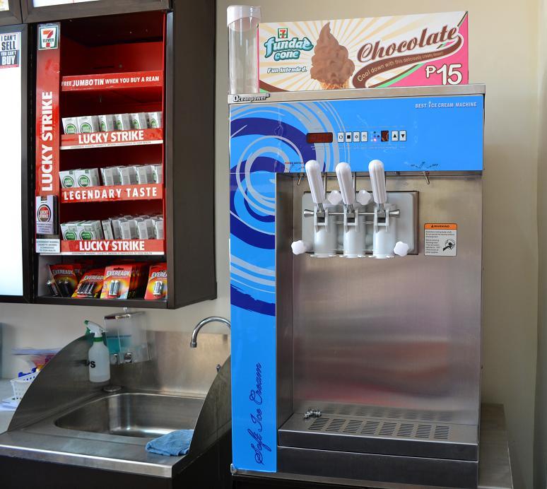 frozen yogurt vending machine for sale