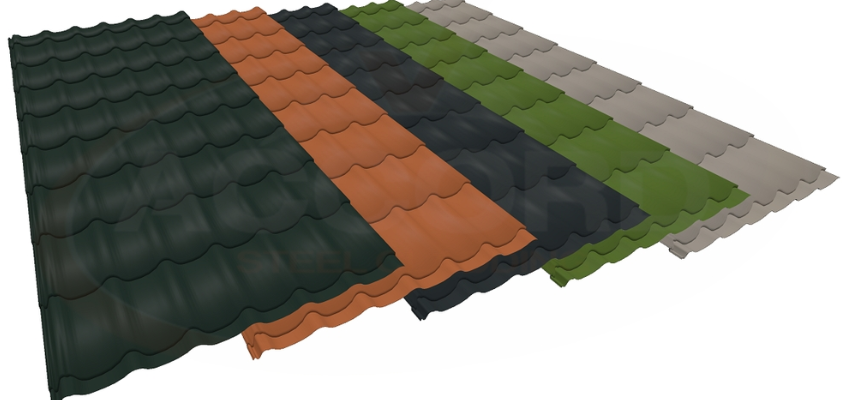 tile effect metal roofing sheet