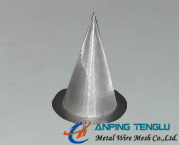 Stainless Steel Conical Strainers/Mesh Filter With Flat/Sharp Bottom