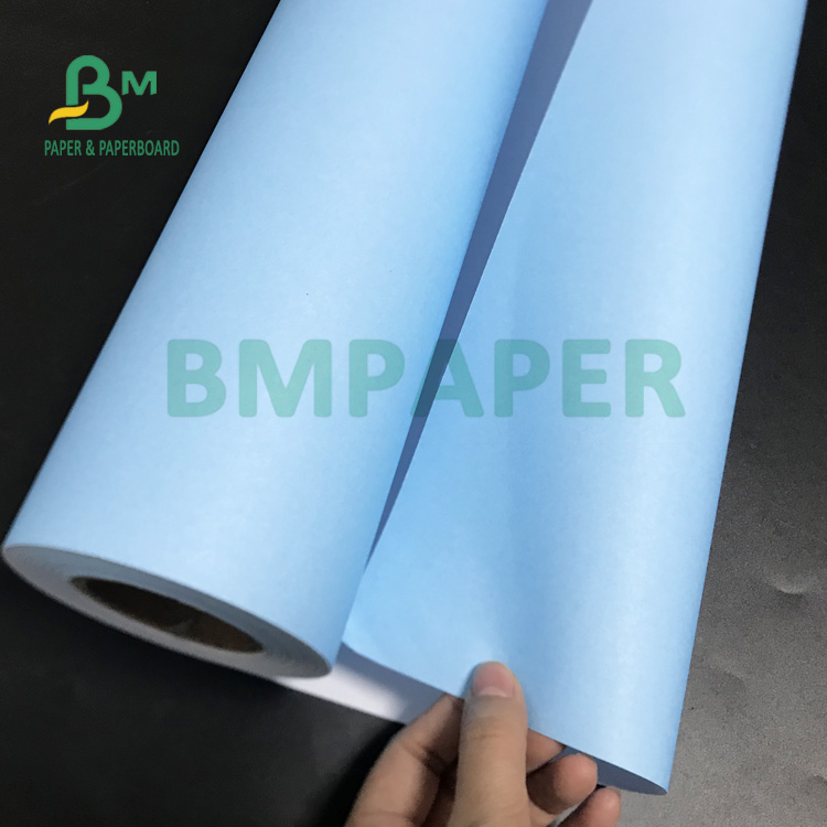 80gsm High Temperature Resistance One Side Blue Engineering Copy Paper