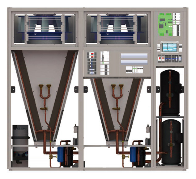 40KW R410A Precision Air Conditioners For Laboratory Constant Temperature 3