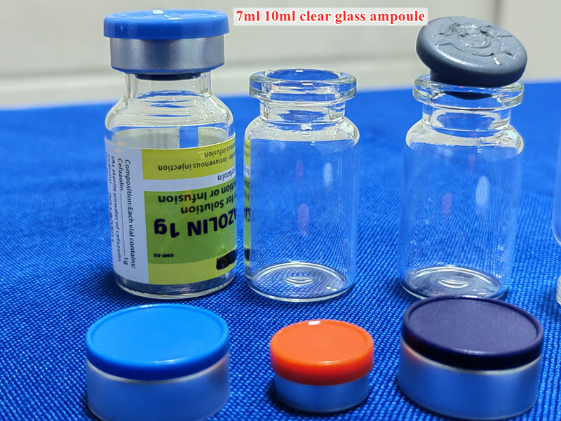 5ml 7ml Clear Amber Moulded Sterilie Medical Cosmetic Low Borosilicate Injection Glass Vial