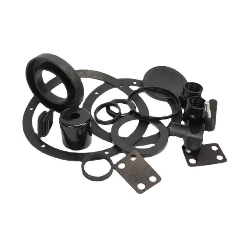 Custom Moulded Industrial Rubber Shaped Blocks Sealing Rings Formed Rubber Parts