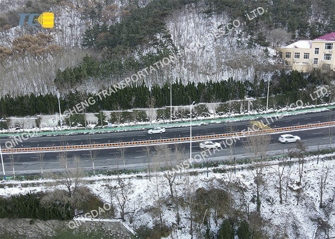PU EVA Highway Rotating Barrier Guardrail Customization 6
