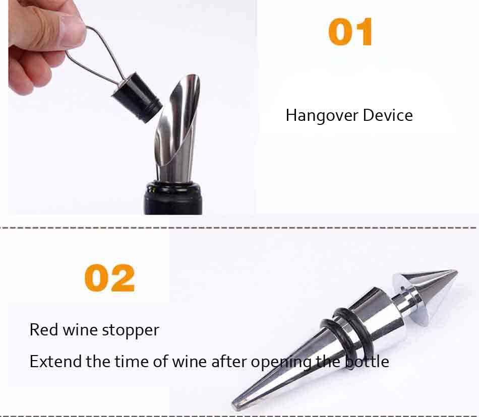 High Grade Gift Wine Tools Rabbit Wine Opener Set Zinc Alloy Corkscrew Rabbit Wine Bottle Opener