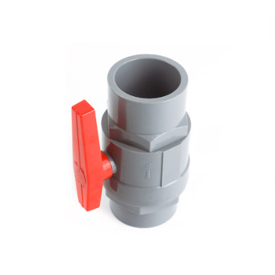 Ss Handle Light Grey Two Pieces Ball Valve with EPDM O-Ring