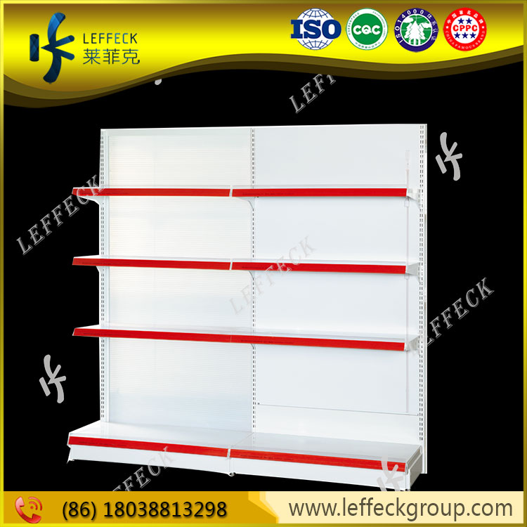 Composable portable diy 4 tiers food storage shelves for supermarket in high quality