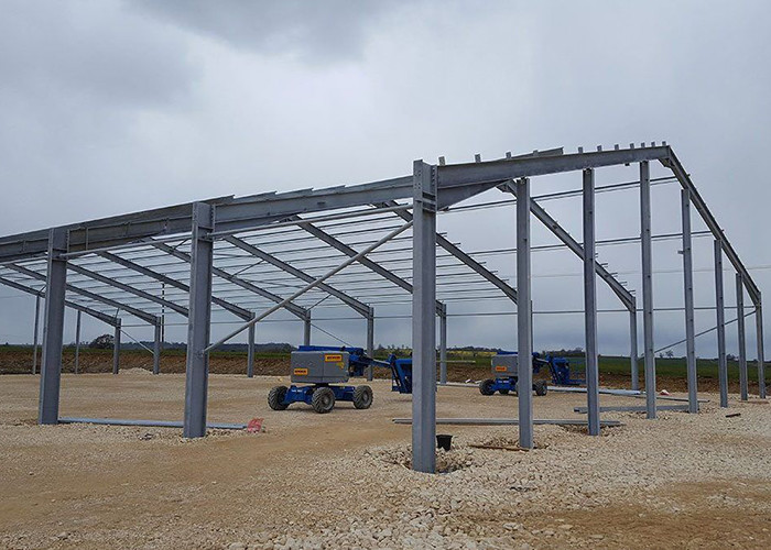 3D Software Design Prefabricated Steel Structure Construction Warehouse Building Luxury Steel Building for Cattle