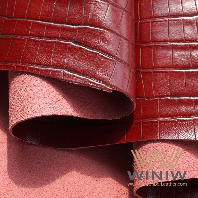 1.6 mm Crocodile Vegan Leather Fabric for handbag Bags Vegan Leather