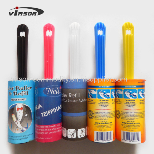 Silicone Colorful Handle Lint Roller 