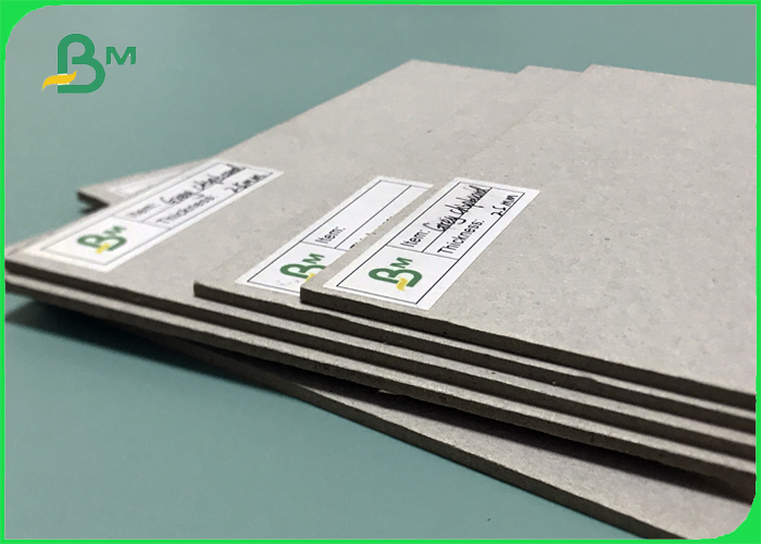 Recycled Pulp Double Sides Grey Color 750gsm 1.2mm Thick Straw Board Sheets