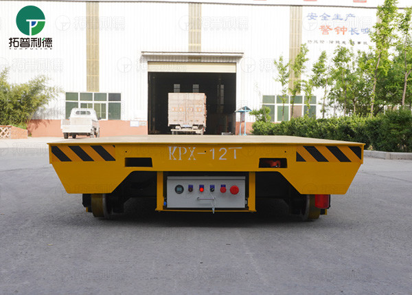 Battery Power Material Transfer Electric Cart Moving On Rails