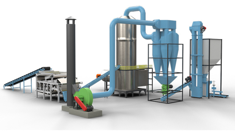 Industrial Spin Flash Vaporization Dryer for Corn Starch and Cassava Flour