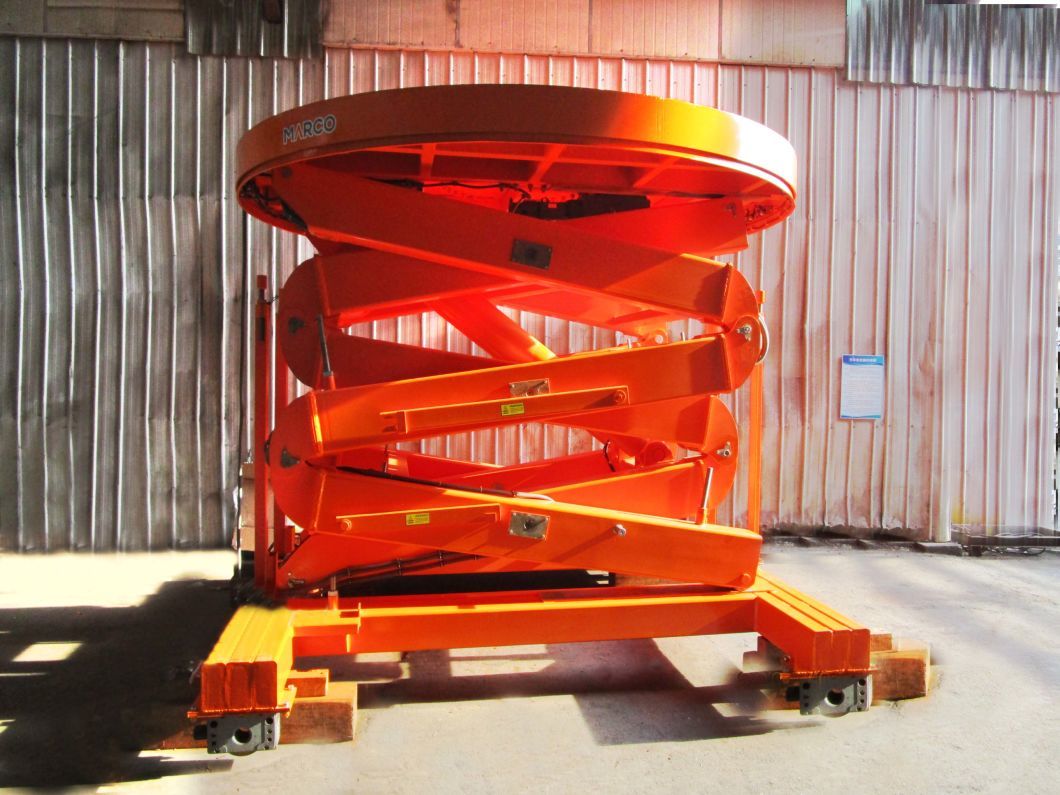 10 Ton Hydraulic High Lift Table with Turntable