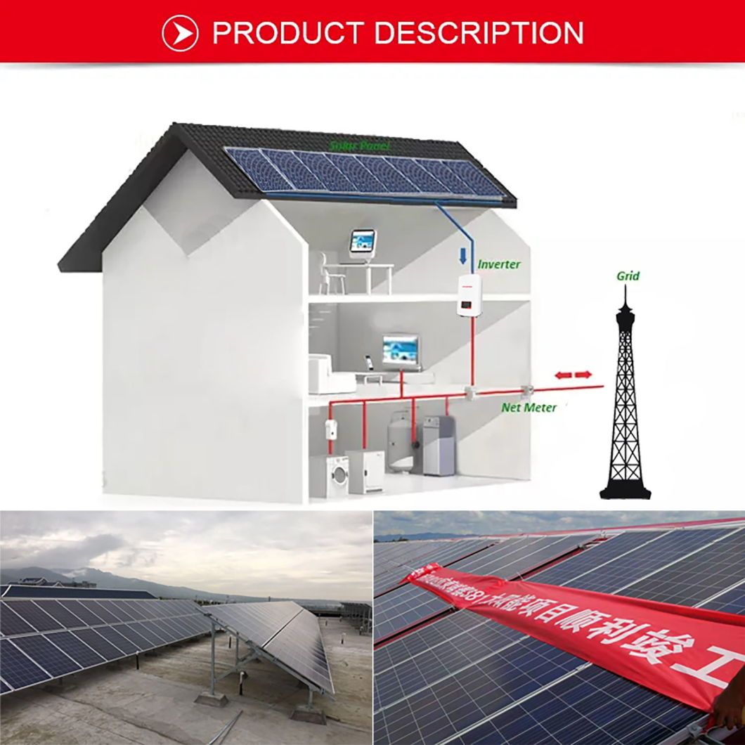 Grid-Tied Inverter Price Discount for 5K Household Rooftop Photovoltaic Products Used in Grid Connected Inverters and off Grid Solar Power Generation Systems