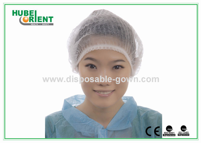 Non Woven Bouffant Disposable Head With Double Elastic 2