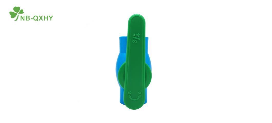 Nb-Qxhy Green Butterfly Handle Plastic PVC Compact Ball Valve with Water Supply