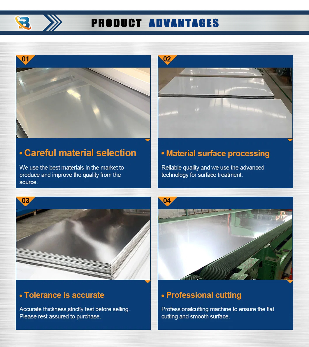 Factory Wholesale High Quality 201 430 304 316 Stainless Steel Plate/Sheet