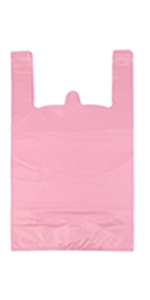 Pink plastic bags
