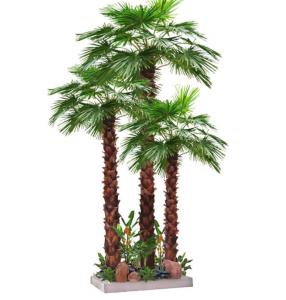 China 2017 indoor or outdoor artificial palm tree, artificical big tropical trees, artificical plants manufactory on sale 