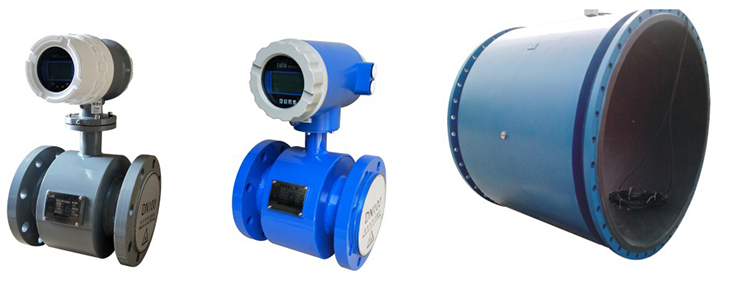 Sewage HART Protocol Water Electromagnetic Flow meter magnetic flowmeter with LED Display