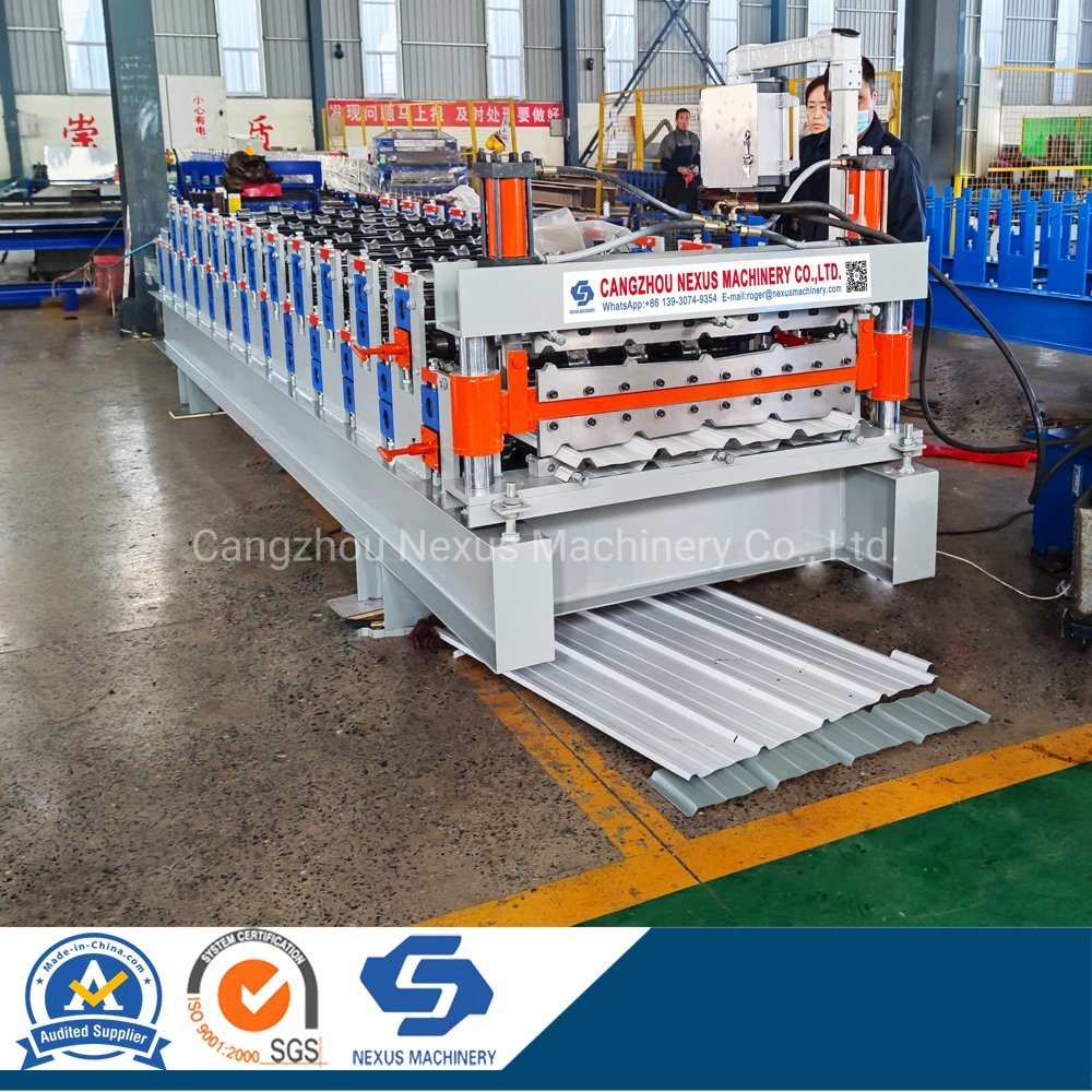 Building Material Making Machinery Metal Roof Panel Double Layer Roll Forming Machine