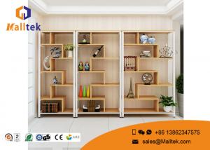 China Powder Coated Wood Display Rack Height Adjustable Metal Steel For Furniture Parts on sale 