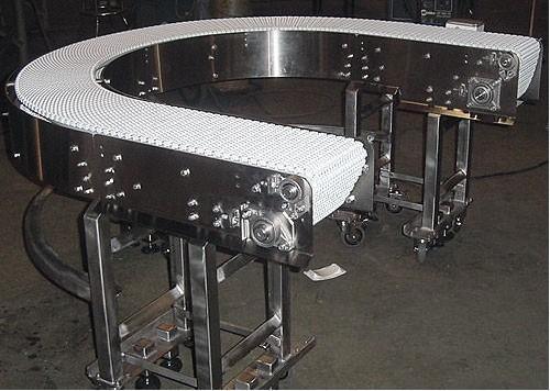Chinese Manufacturers Turning and Straight Plastic Modular Belt Conveyor System