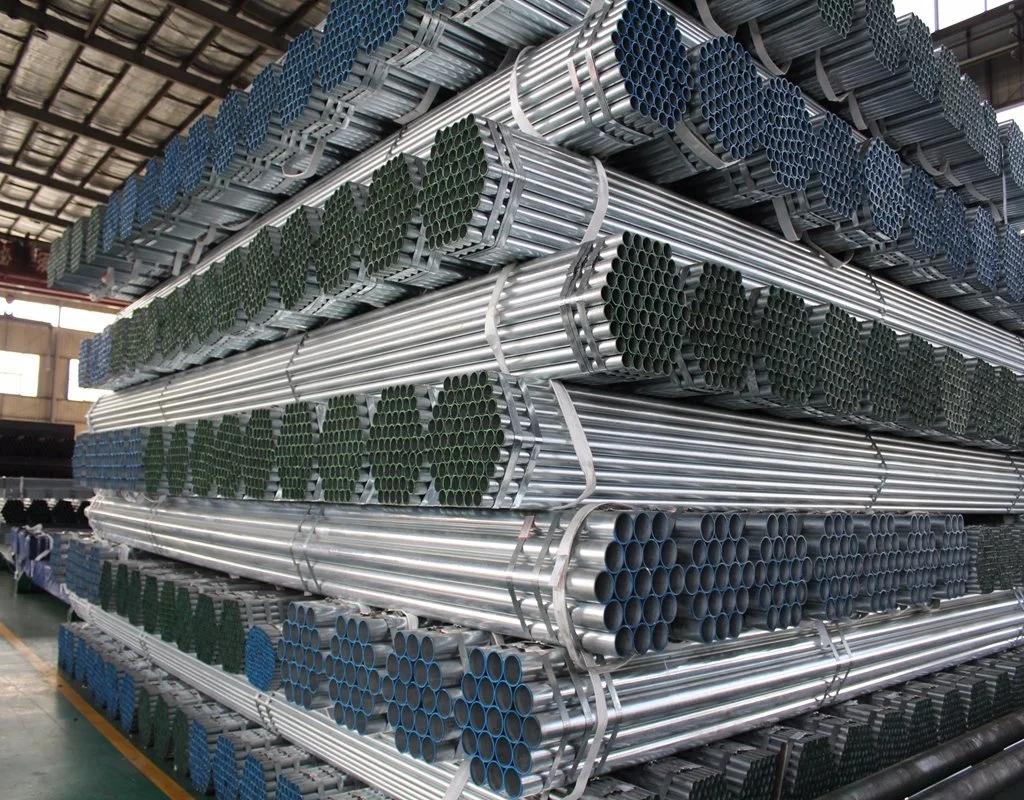 BS1139 En39 Scaffolding Pipe 3.2mm &amp; 4.0mm Thickness Galvanized Steel Pipe
