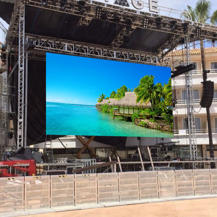 outdoor rental led screen front service p5.95mm