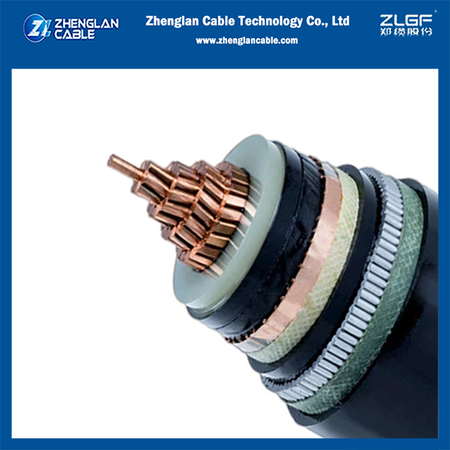 18/30KV 1x185/25mm2 cu/xlpe/cws/lszh-st7 MV power cable single core medium voltage copper cable