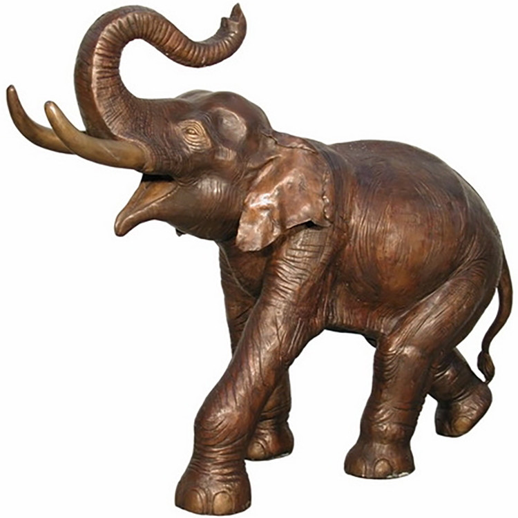 Custom Bronze Casting Sculpture Home Decoration Metal Elephant Sculpture