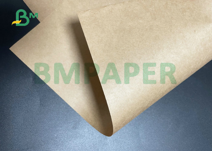 Extensible 70gsm 80gsm Brown Kraft Paper For Cement Sand Flour Powder Packaging