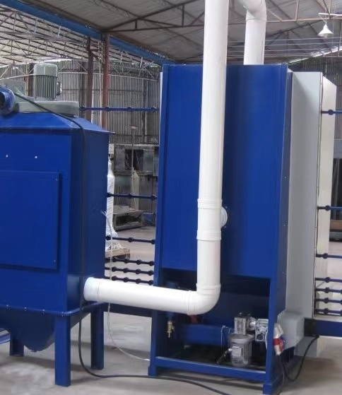 Fully Automatic Vertical Type Washing Room Making Machine Emery Glass Sandblast Machine