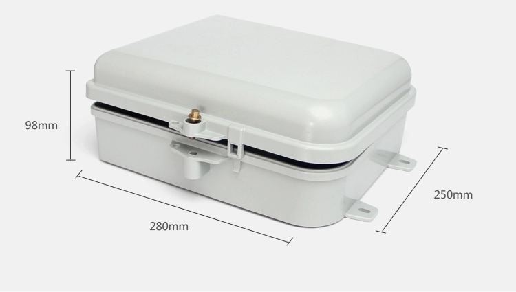 Indoor Outdoor Waterproof ABS Material Mini 8 12 16 24 Cores Optical Fiber Cable Distribution Box
