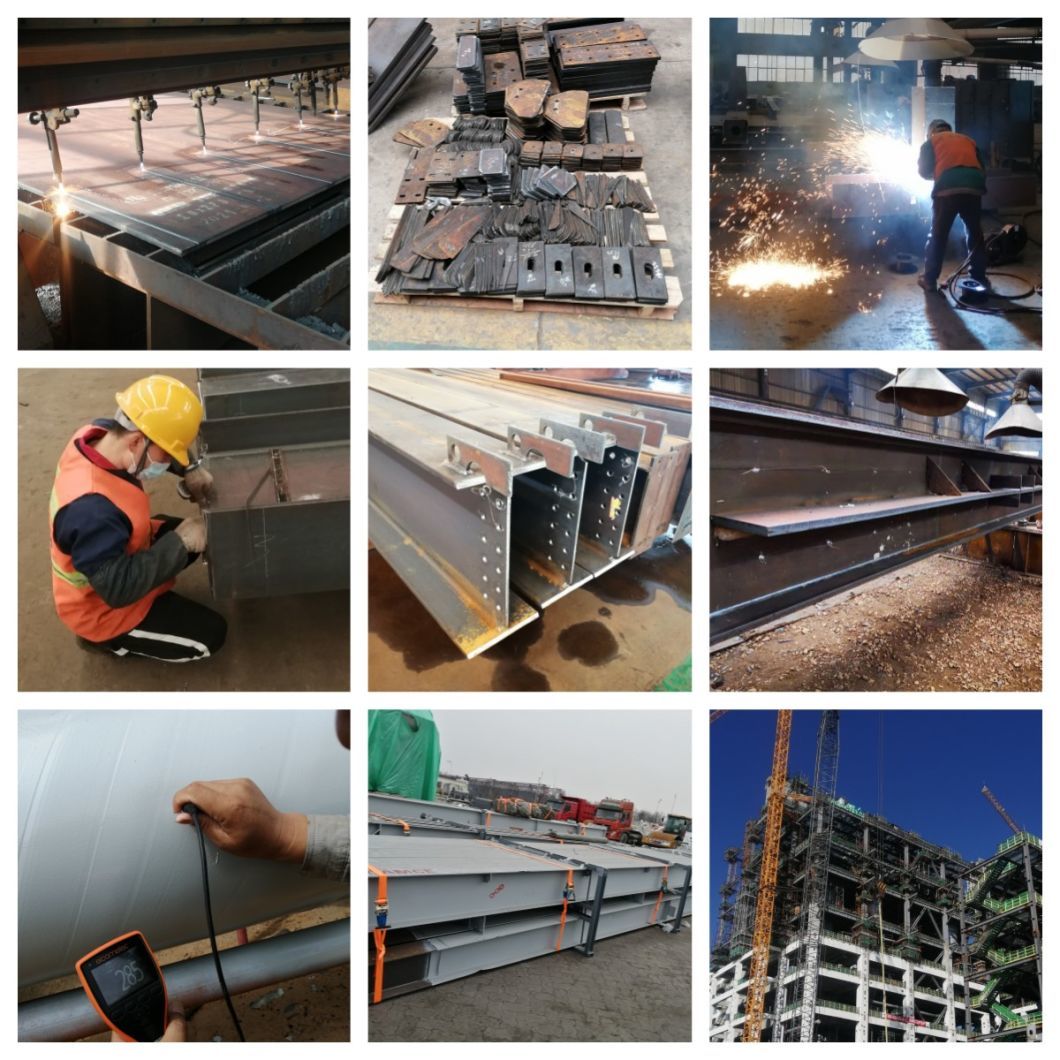 Steel Structure Framed Commercial Office Building Structural Steel Truss Prefabricated Warehouse Construction Prefabricated