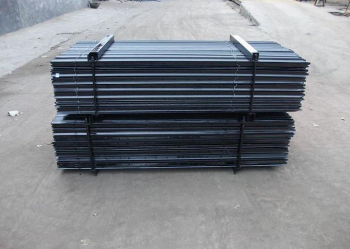 Black Painted Y Fence Post / Metal Fence Posts For Australia , New Zealand