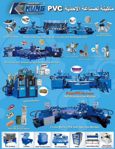 Rotary Type 2 Color PVC/TPR Sole Making Slipper Making Jelly Making Air Blowing Machine