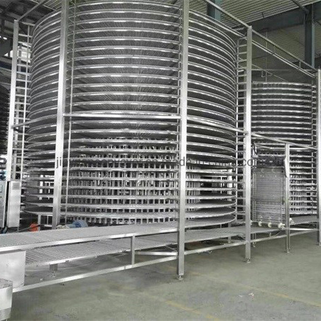 Food Spiral Cooling Tower Used in Bread Production Line