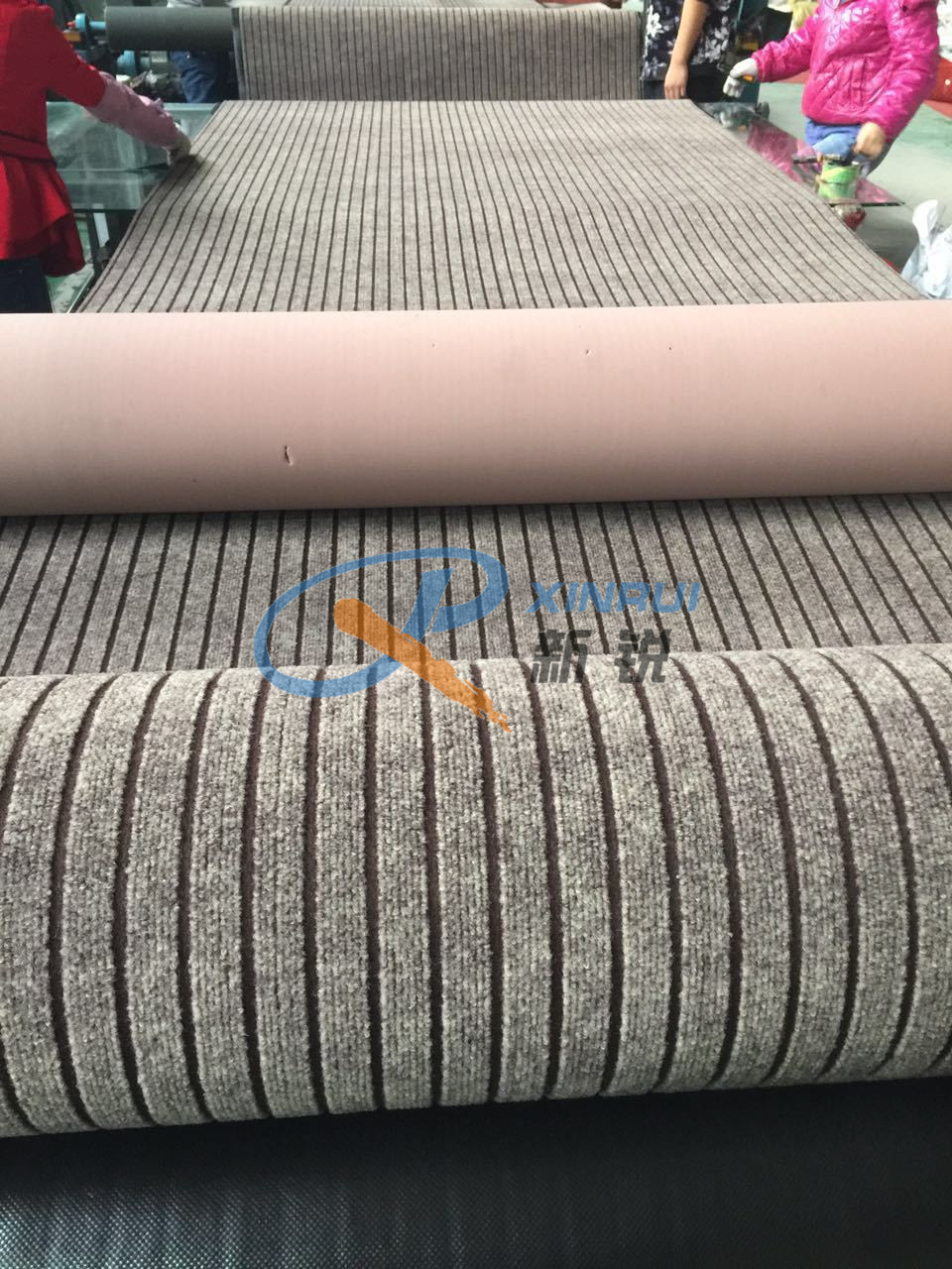 Different Top Material PVC TPR Carpet Coating Plastic Floor Mat Making Machine