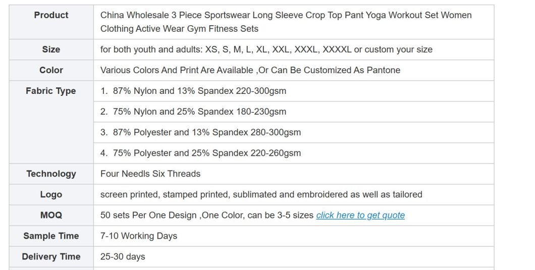Wholesale 3 Piece Sportswear Long Sleeve Crop Top Pant Yoga Workout Set Women Clothing Active Wear Gym Fitness Sets
