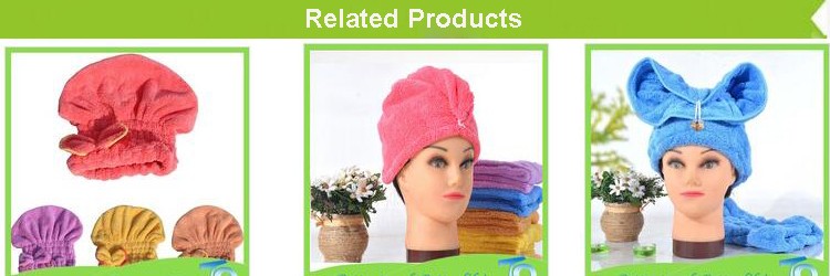 bamboo salon towel / child hair drying cap / dispos towel for beauti salon