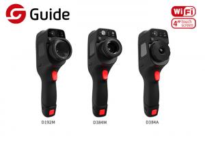 China Guide D384A Portable Thermal Imaging Camera With 4\ Bright LCD Touch Screen on sale 