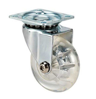 50mm clear PU casters for furniture 0