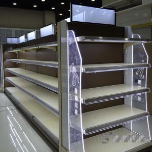 China Powder coating Lozier Gondola Shelving , Convenience Store Shelves For Sale on sale 