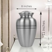 large decorative cremation urns