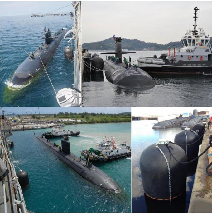 US navy yokohama electric submarine hydro pneumatic rubber fender 9
